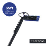 OV35-30-E 38ft reach telescopic water fed pole