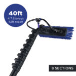 ov40-30-E 43ft reach water fed telescopic pole
