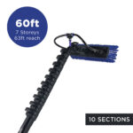 OV60-$)-E 63ft reach telescopic water fed pole