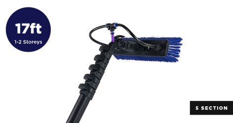 Streamline® OVA8® 24T Carbon Fibre Telescopic window cleaning pole - 5.1mtr / 17ft