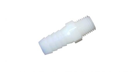 Nylon Hose Tail 3/8inch Male thread - 12mm hose barb