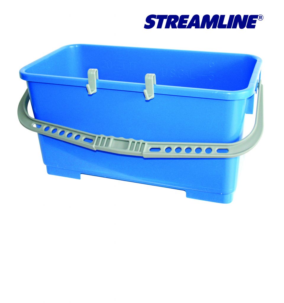 22 ltr Rectangular Bucket - holds 45cm squeegee