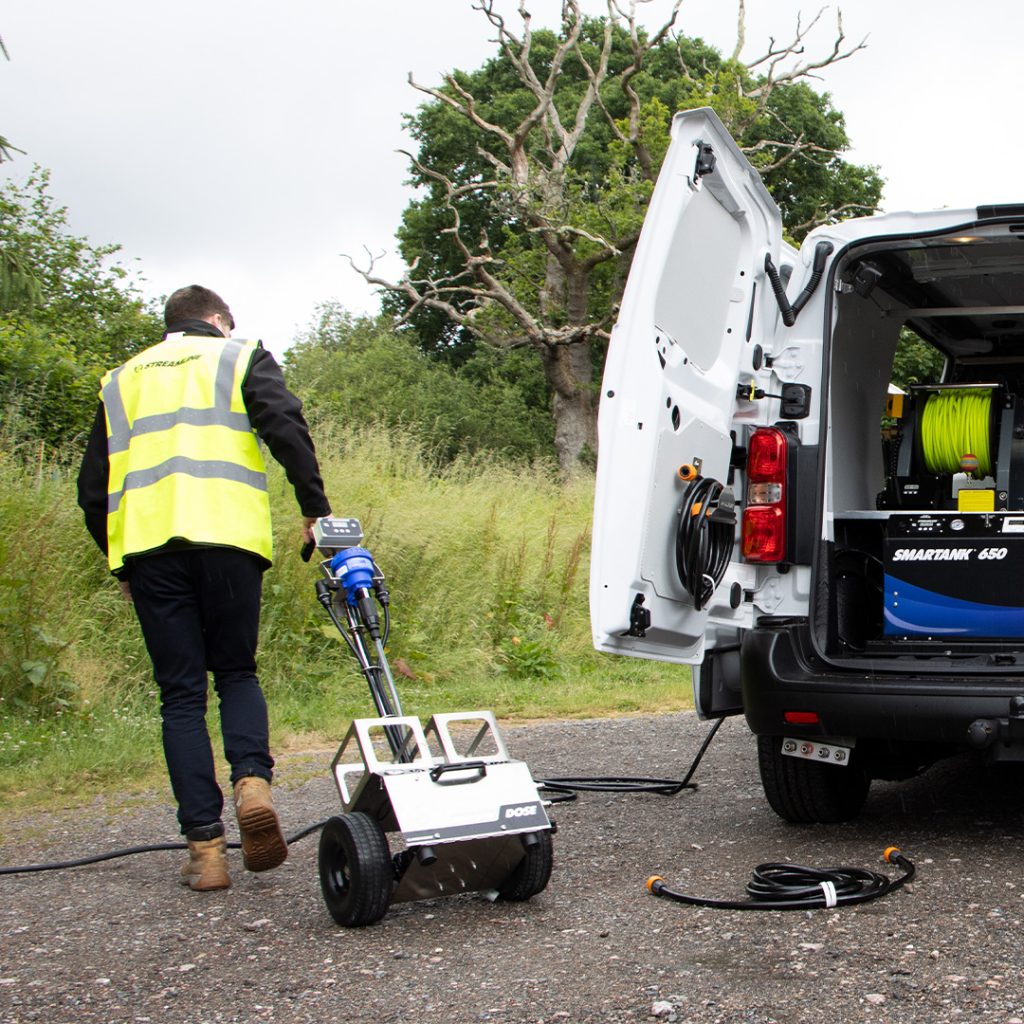 Softclean™ Mobile Dosing Soft Wash Trolley System