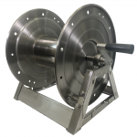 Hose Reel High Pressure 300′ x 3/8 inch – Stainless Steel A-frame type