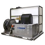 Environmentally friendly Highline Eco-power high pressure washing skid system