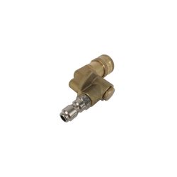 High Pressure Brass Swivel - male plug, female coupler