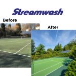 using streamwash to clean sports grounds